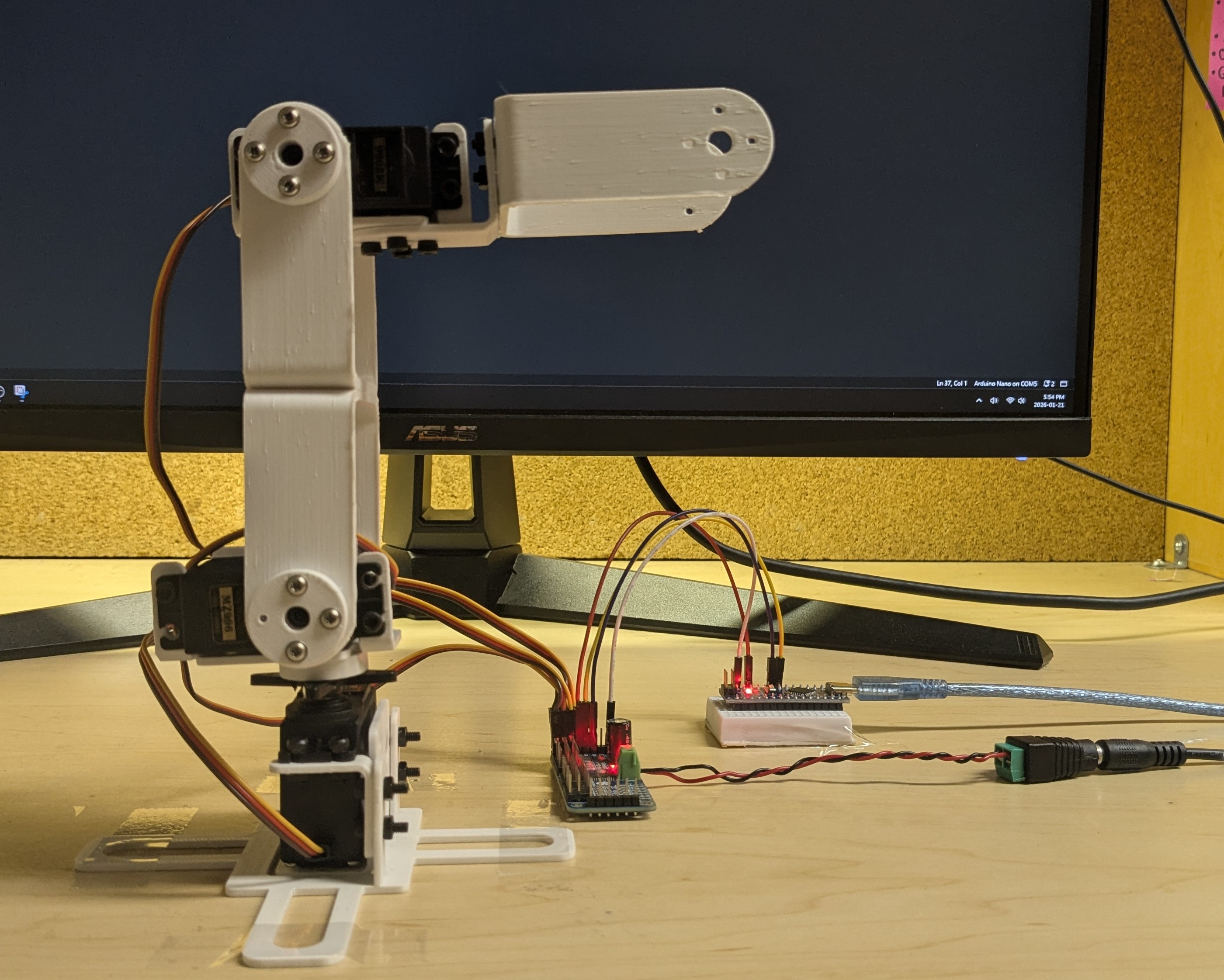 3-DOF Robotic Arm